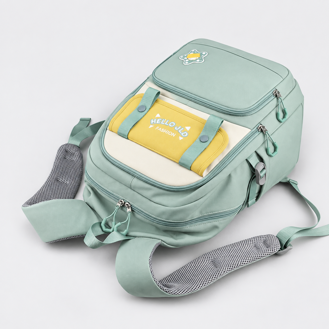 MOCHILA HANNA PARA COLEGIO - VERDE - 2
