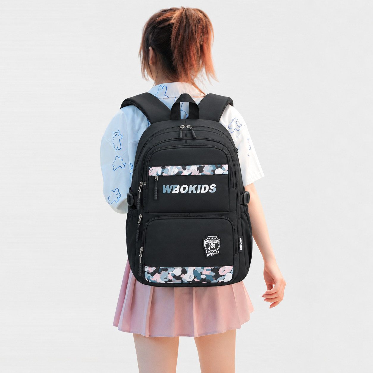 MOCHILA MAINE - COLEGIO - NEGRO - 5