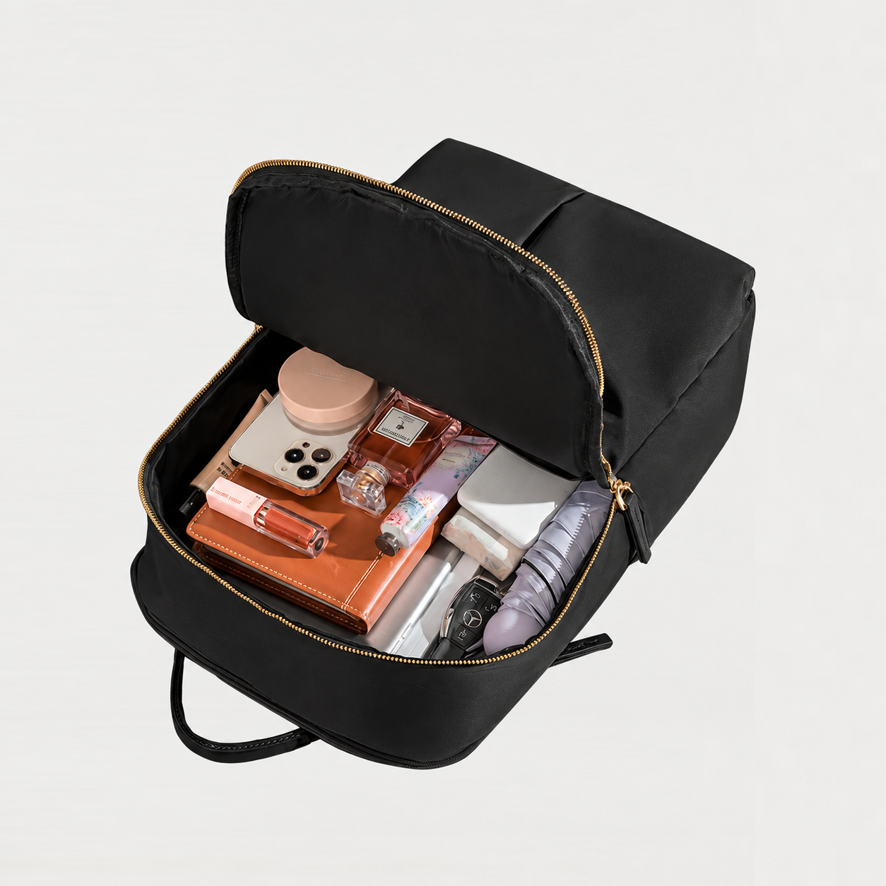 MOCHILA ALICENT CON PORTALAPTOP HASTA 15.6 NEGRO - 4