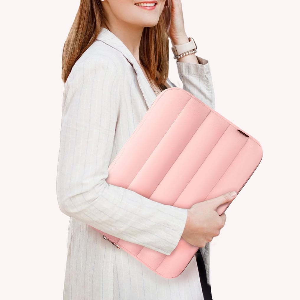 FUNDA PARA LAPTOP DE HASTA 15.6 ROSA - 2