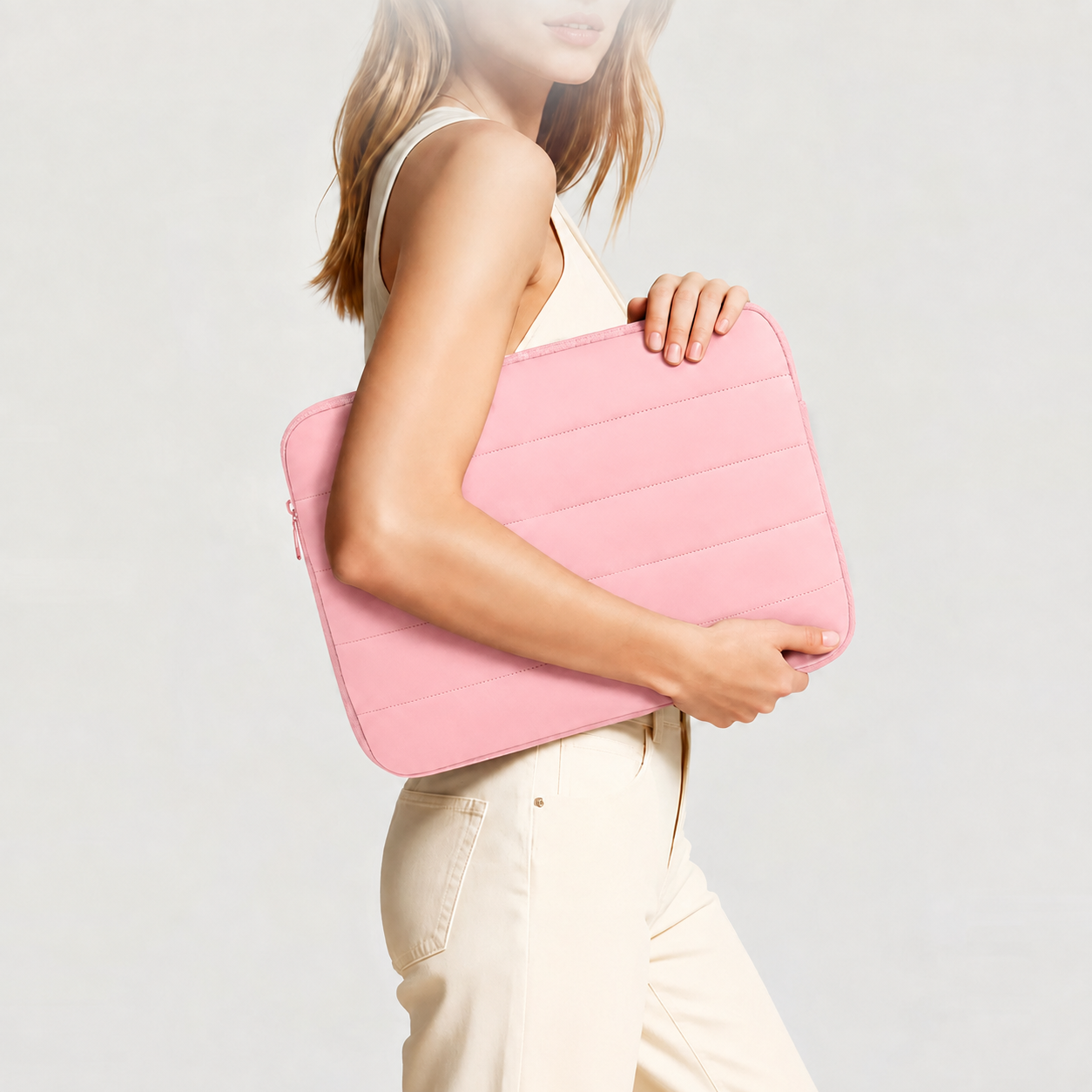 FUNDA PARA LAPTOP DE HASTA 15.6 ROSA - 4