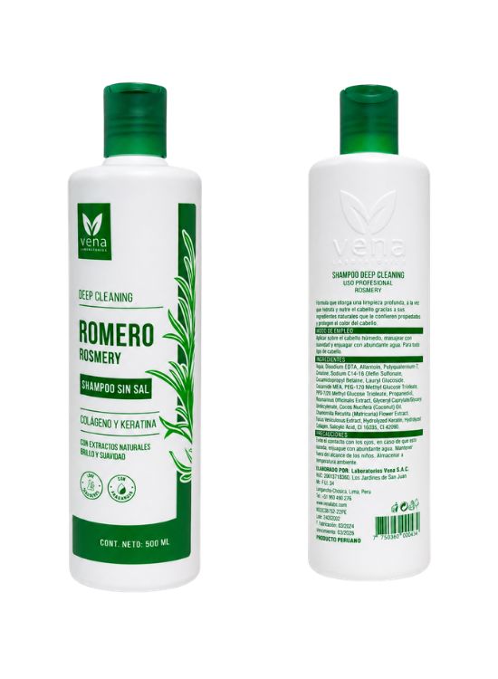 PACK SHAMPOO ROMERO SIN SAL VENA 500ML + DUTASTERIDE - 2