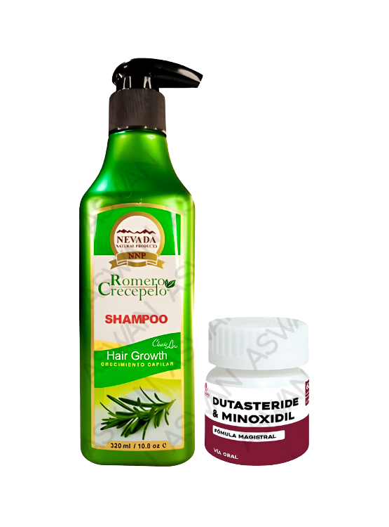 PACK SHAMPOO ROMERO CRECEPELO 320ML + DUTASTERIDE - 1