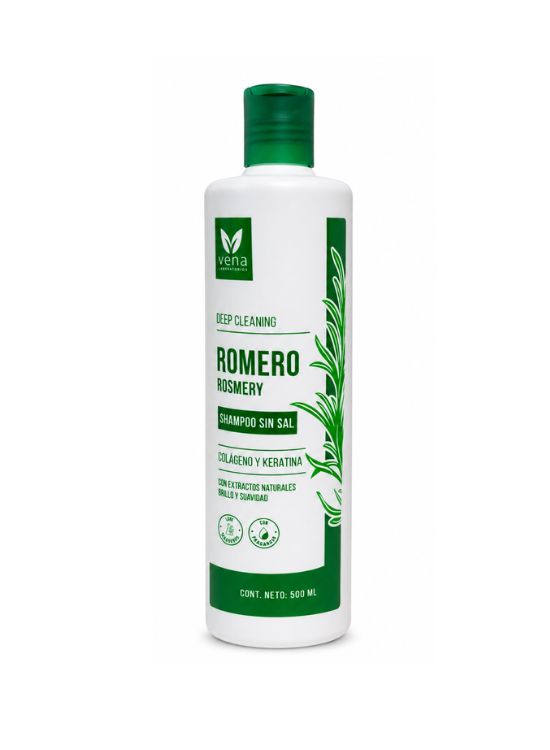 SHAMPOO ROMERO SIN SAL 500ML - VENA - 1