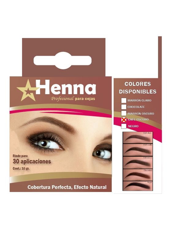 CEJAS CAFÉ OSCURO - HENNA - 1