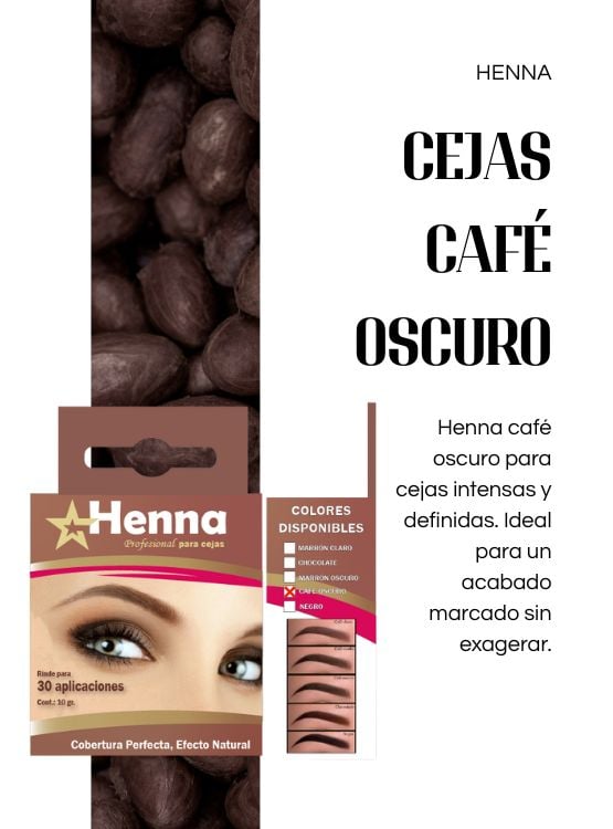 CEJAS CAFÉ OSCURO - HENNA - 2