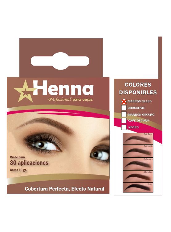 CEJAS MARRON CLARO - HENNA - 1