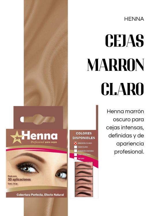 CEJAS MARRON CLARO - HENNA - 2
