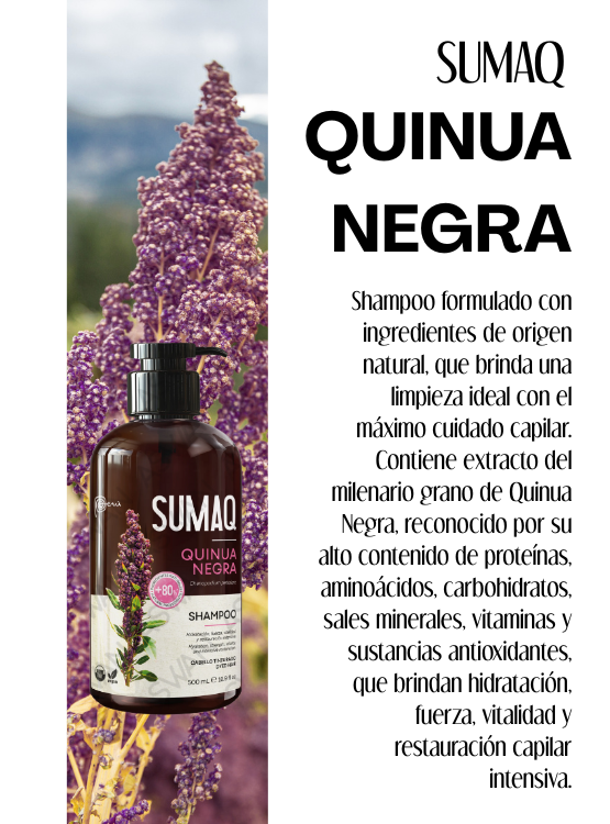 SHAMPOO QUINUA NEGRA 500ML - SUMAQ - 2