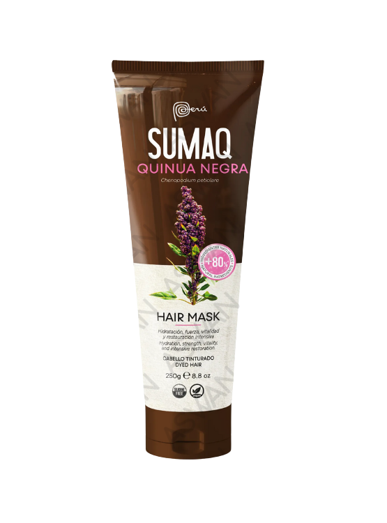 KIT DE QUINUA NEGRA - SHAMPOO + ACONDICIONADOR + MASCARILLA- SUMAQ - 4