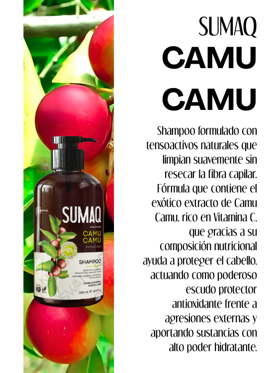 SHAMPOO CAMU CAMU 500ML - SUMAQ - 2
