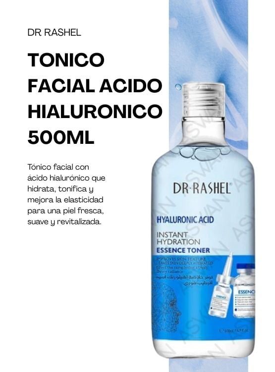 TONICO FACIAL ACIDO HIALURONICO 500ML - DR RASHEL - 2