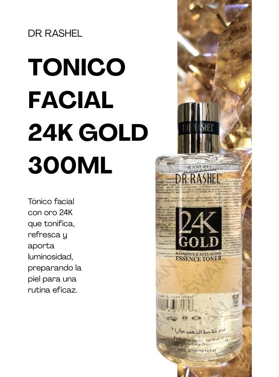 TONICO FACIAL 24K GOLD 300ML - DR RASHEL - 2