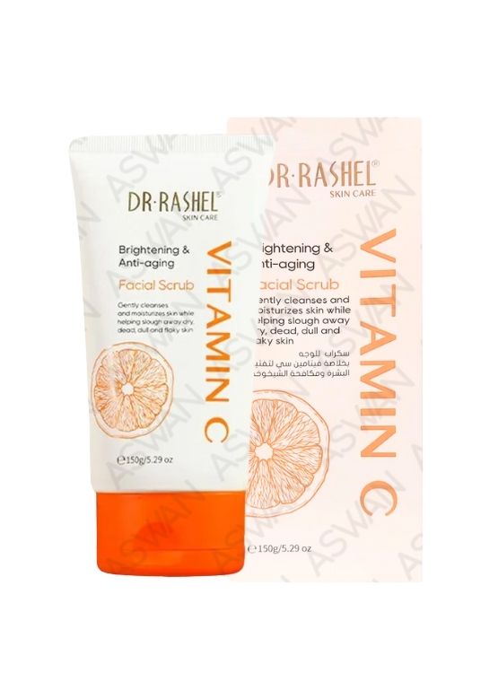 FACIAL SCRUB VITAMINA C BRIGHTENING Y ANTI AGING 150GR - DR RASHEL - 1