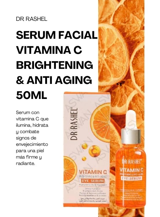 SERUM FACIAL VITAMINA C BRIGHTENING Y ANTI AGING 50ML- DR RASHEL - 2