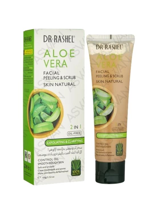 FACIAL PEELING Y SCRUB ALOE VERA 100ML - DR RASHEL - 1