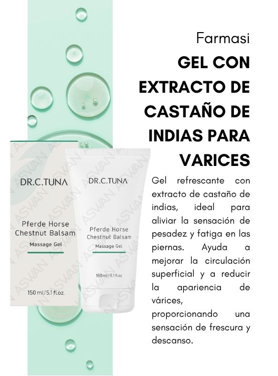 GEL CON EXTRACTO DE CASTAÑO DE INDIAS PARA VARICES 150 ML - FARMASI - 3