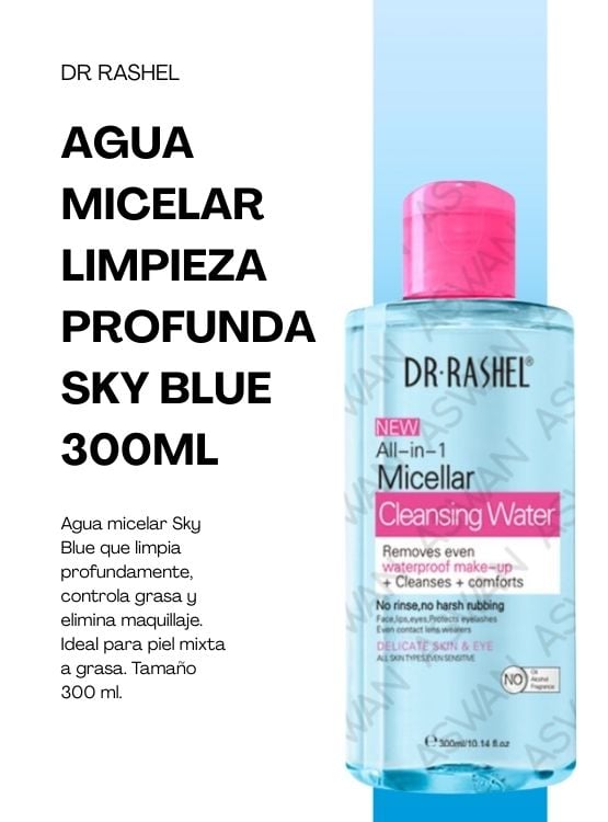 AGUA MICELAR LIMPIEZA PROFUNDA SKY BLUE 300ML - DR RASHEL - 2