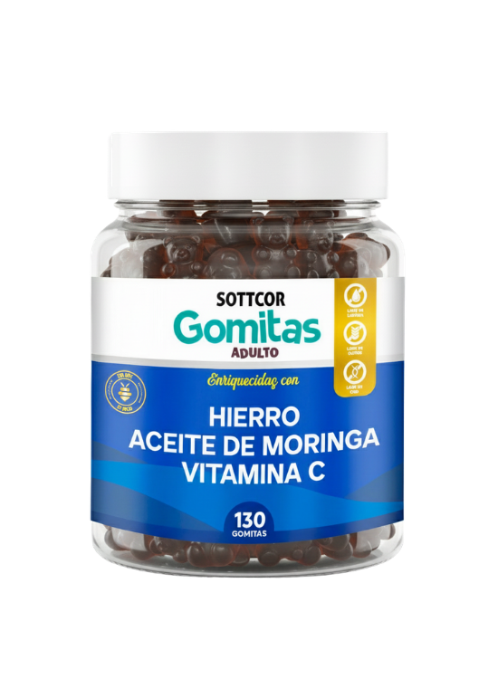 GOMITAS ADULTOS DE HIERRO 130 UD. - SOTTCOR - 1