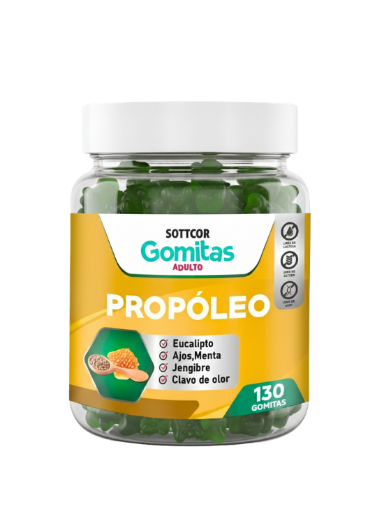 GOMITAS ADULTOS DE PROPÓLEO 130 UD. - SOTTCOR - 1