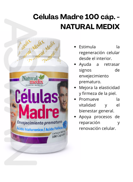 CÉLULAS MADRE 100 CÁP. - NATURAL MEDIX - 2