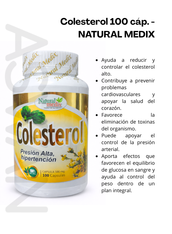 COLESTEROL 100 CÁP. - NATURAL MEDIX - 2