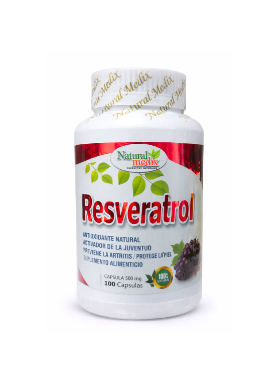 RESVERATROL 100 CÁP. - NATURAL MEDIX - 1