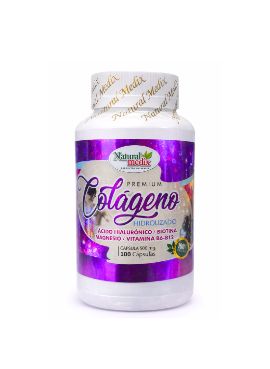 COLÁGENO 100 CÁP. - NATURAL MEDIX - 1