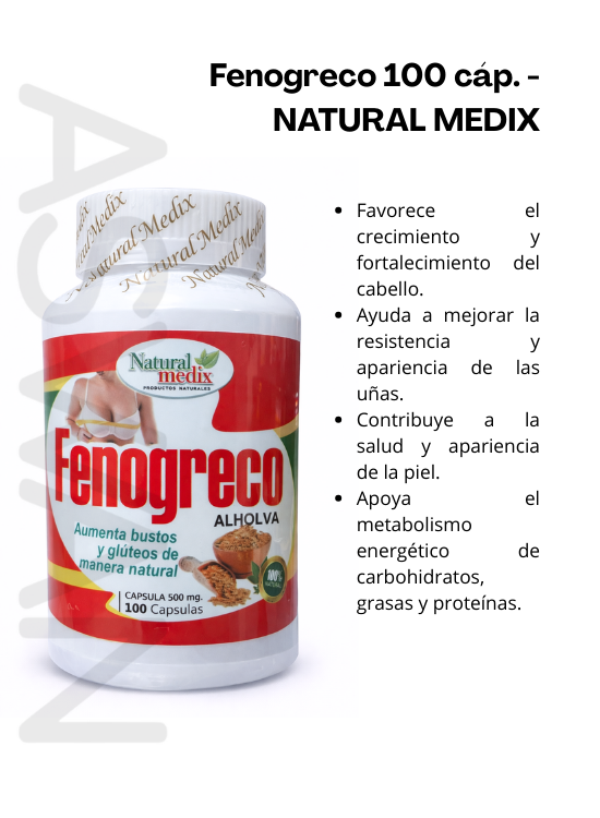FENOGRECO 100 CÁP. - NATURAL MEDIX - 2