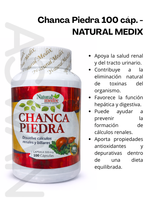 CHANCA PIEDRA 100 CÁP. - NATURAL MEDIX - 2
