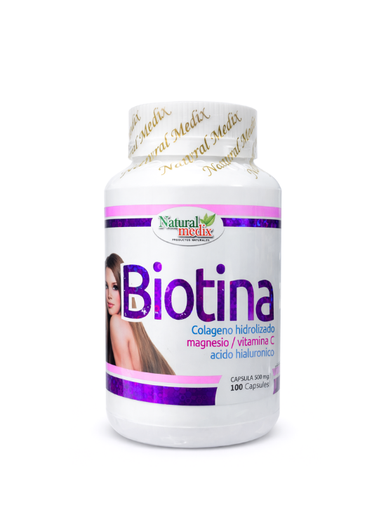 BIOTINA 100 CÁP. - NATURAL MEDIX - 1