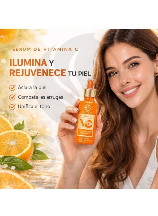 SERUM FACIAL VITAMINA C 50 ML - ESTELIN - 3