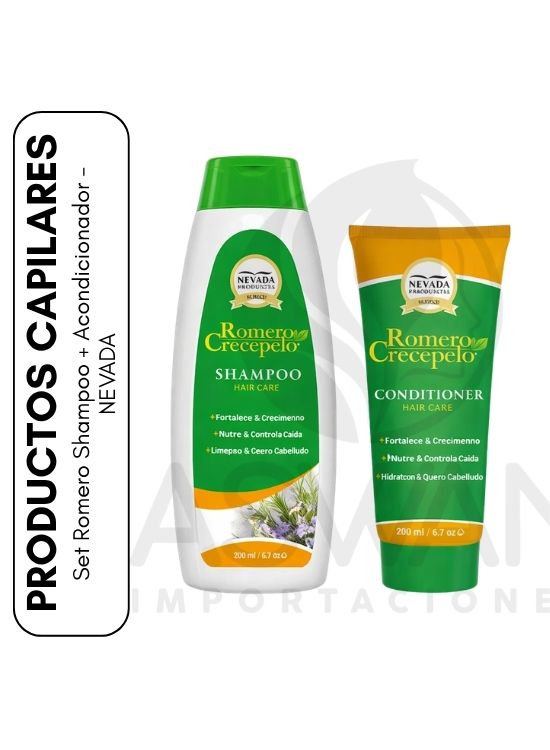 SET ROMERO SHAMPOO + ACONDICIONADOR - NEVADA - 1