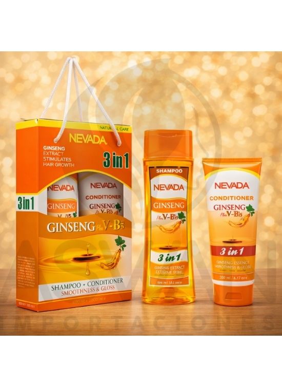 SET GINSENG SHAMPOO + ACONDICIONADOR - NEVADA - 2