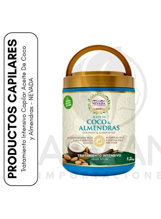 TRATAMIENTO INTENSIVO CAPILAR ACEITE DE COCO Y ALMENDRAS - NEVADA - 1
