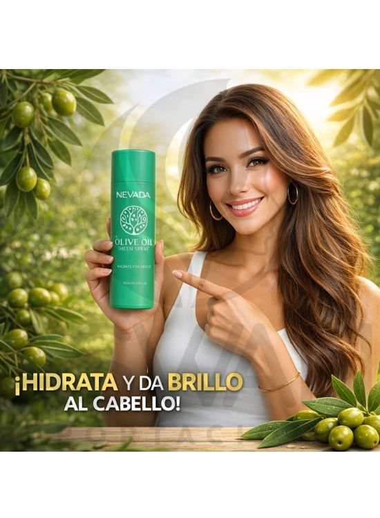 BRILLO CAPILAR SPRAY ACEITE DE OLIVA - NEVADA - 3