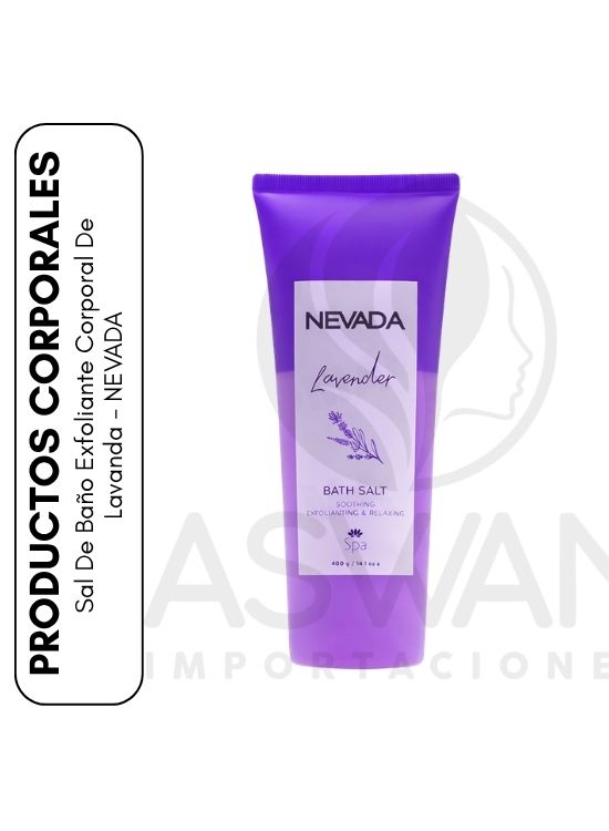 SAL DE BAÑO EXFOLIANTE CORPORAL DE LAVANDA - NEVADA - 1
