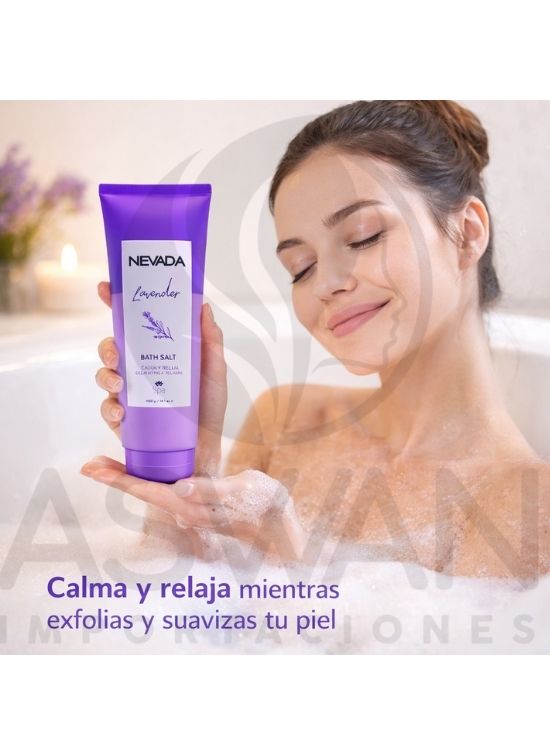 SAL DE BAÑO EXFOLIANTE CORPORAL DE LAVANDA - NEVADA - 3