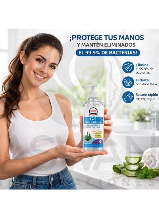 GEL ANTI BACTERIAL ALOE VERA - NEVADA - 3
