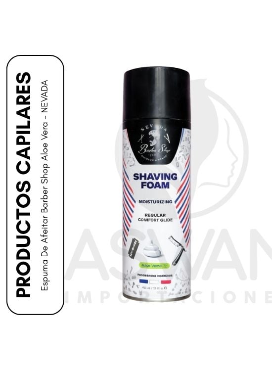 ESPUMA DE AFEITAR BARBER SHOP ALOE VERA - NEVADA - 1