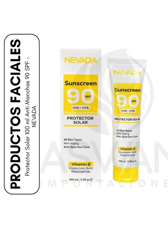 PROTECTOR SOLAR 100 ML ANTI MANCHAS 90 SPF - NEVADA - 1