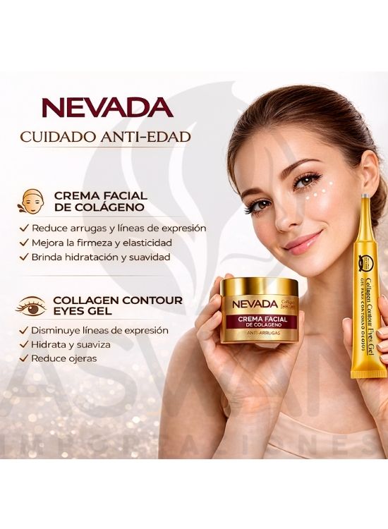 PACK CREMA FACIAL COLÁGENO + CONTORNO DE OJERAS - NEVADA - 3
