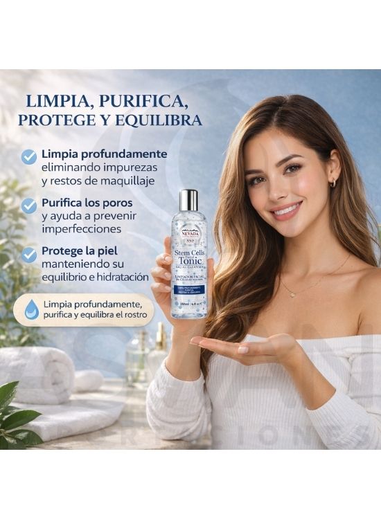 TONICO FACIAL DE CELULĂS MADRE 180 ML - NEVADA - 3