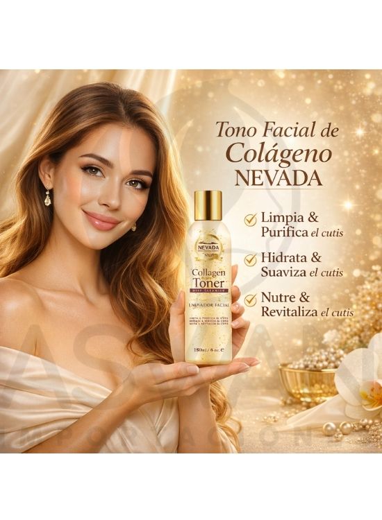 TONICO FACIAL COLĂGENO 180 ML - NEVADA - 3