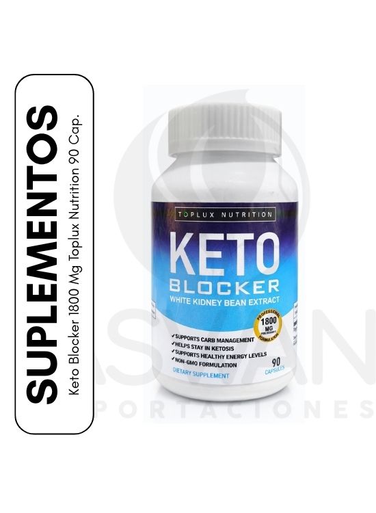 KETO BLOCKER 1800 MG TOPLUX NUTRITION 90 CAP. - 1