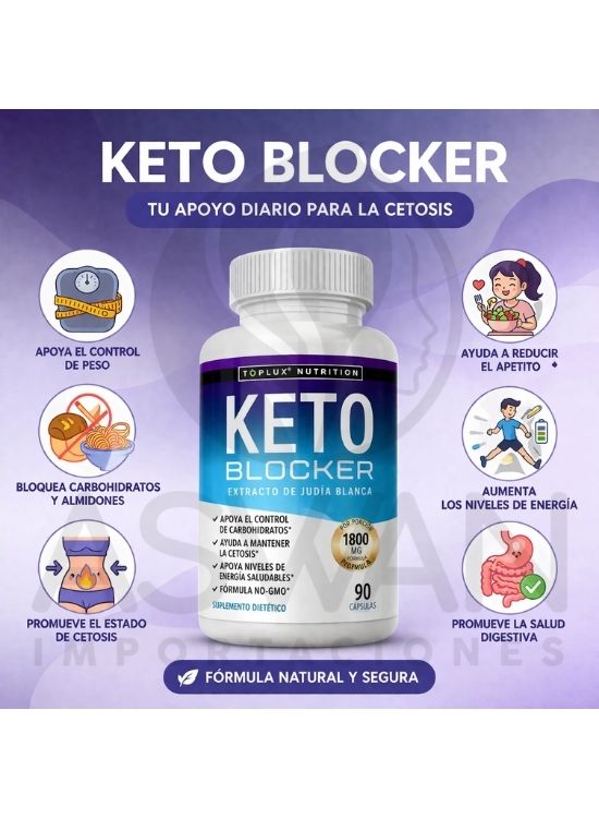 KETO BLOCKER 1800 MG TOPLUX NUTRITION 90 CAP. - 3