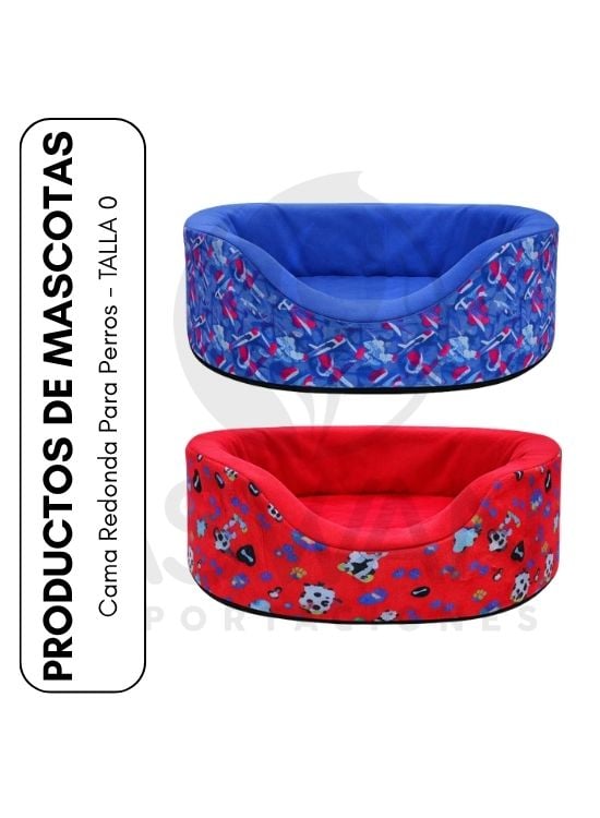CAMA REDONDA PARA PERROS - TALLA 0 - 1