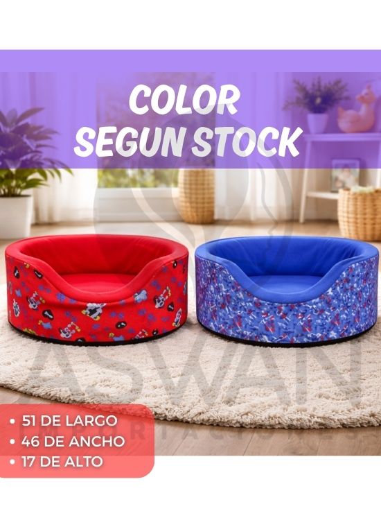 CAMA REDONDA PARA PERROS - TALLA 1 - 2