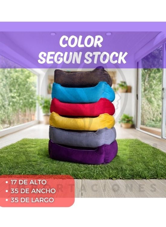 CAMA CUADRADA PARA PERROS - TALLA 1 - 2
