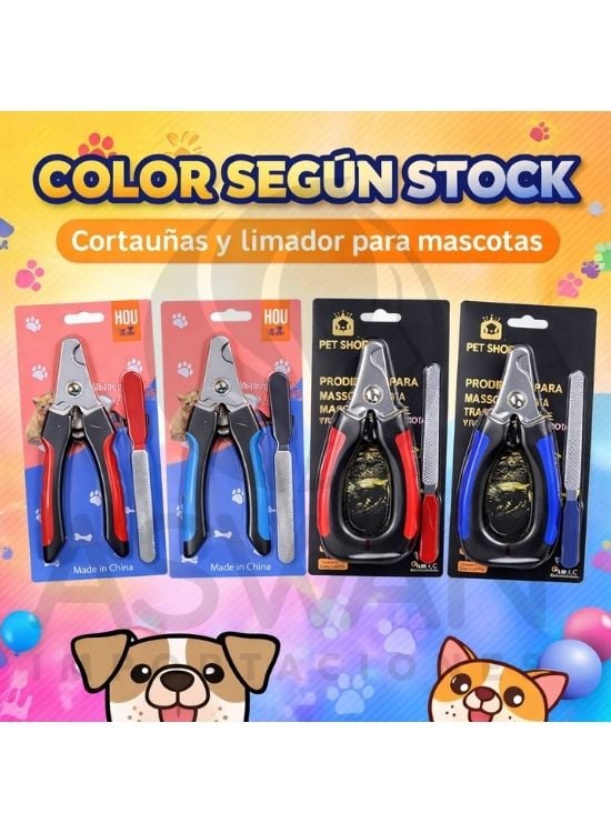 UN CORTA UÑAS + LIMADOR PARA MASCOTAS - 2